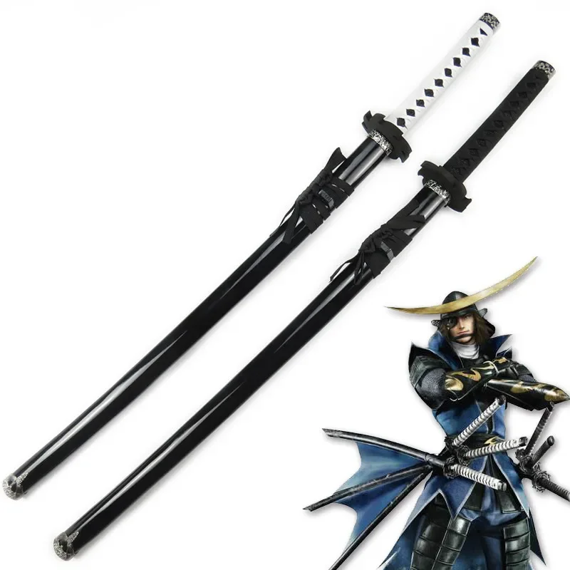 Sengoku Basara Game Sword Replica Date Masamune Katana Wooden Blade Sword Cosplay Props  No Sharp For Party