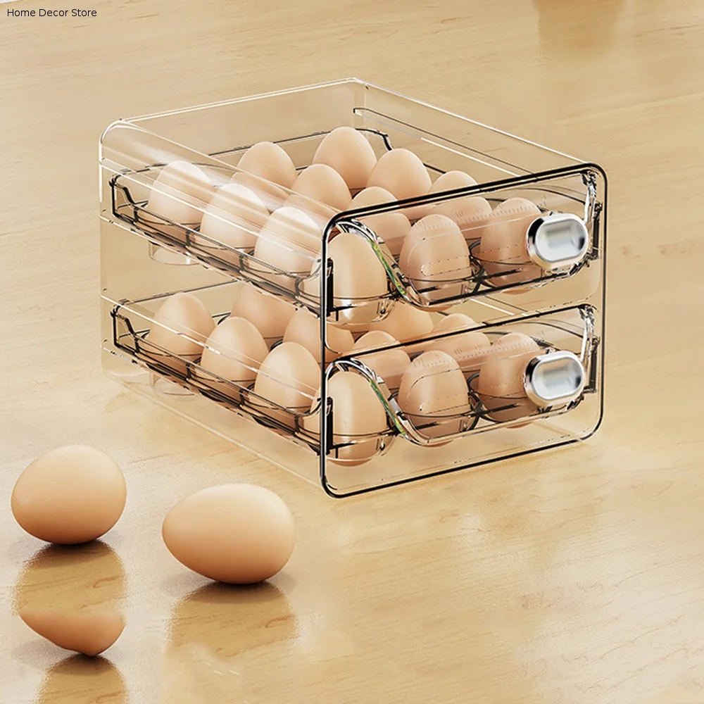 Food Storage Without Plastic - Transparent Egg Storage Box Clear Plastic