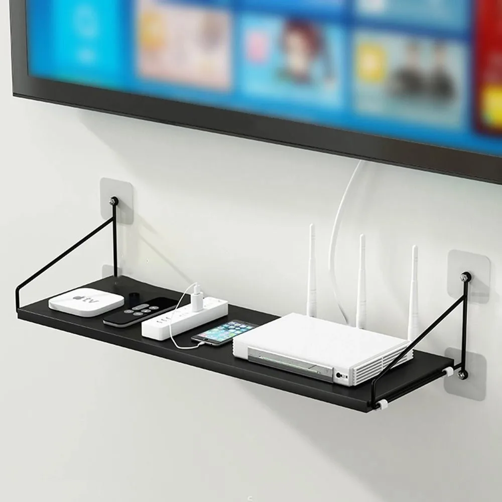 

Nordic Style Wall Mounted Shelf Space Saving Multipurpose Hanging Wall Storage Stand Easy Installation Large Load Bearing