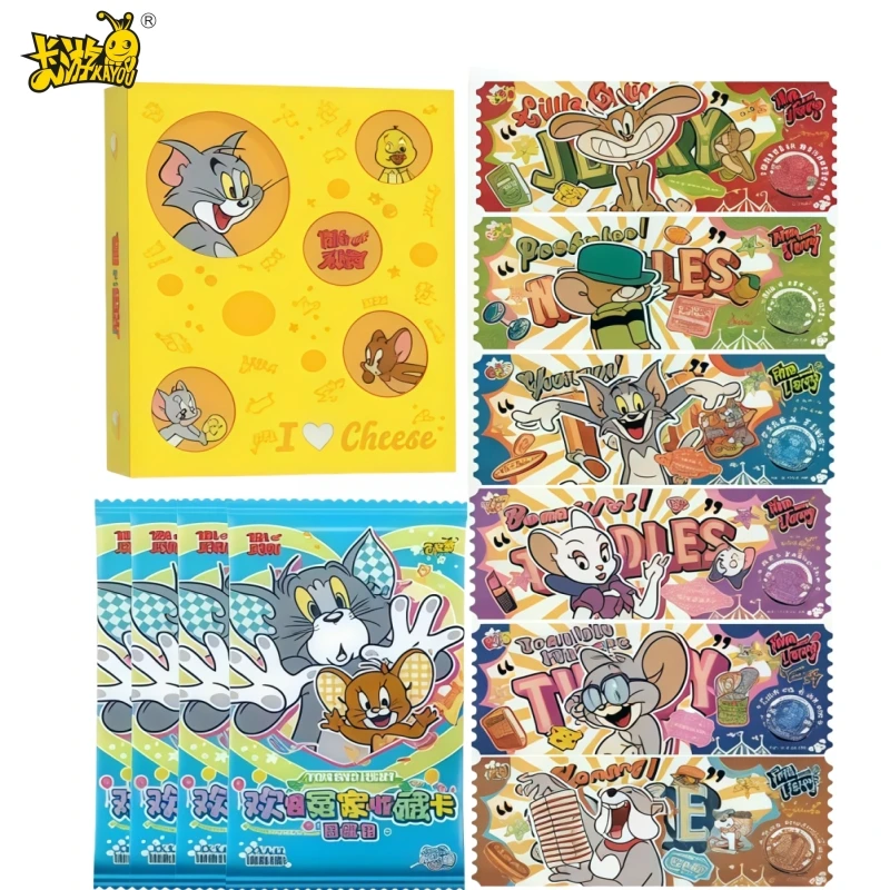

KAYOU Official Genuine Tom and Jerry Happy Enemy Series Cards Anime Peripheral Festival Collection Gifts Toy Cards Original Box