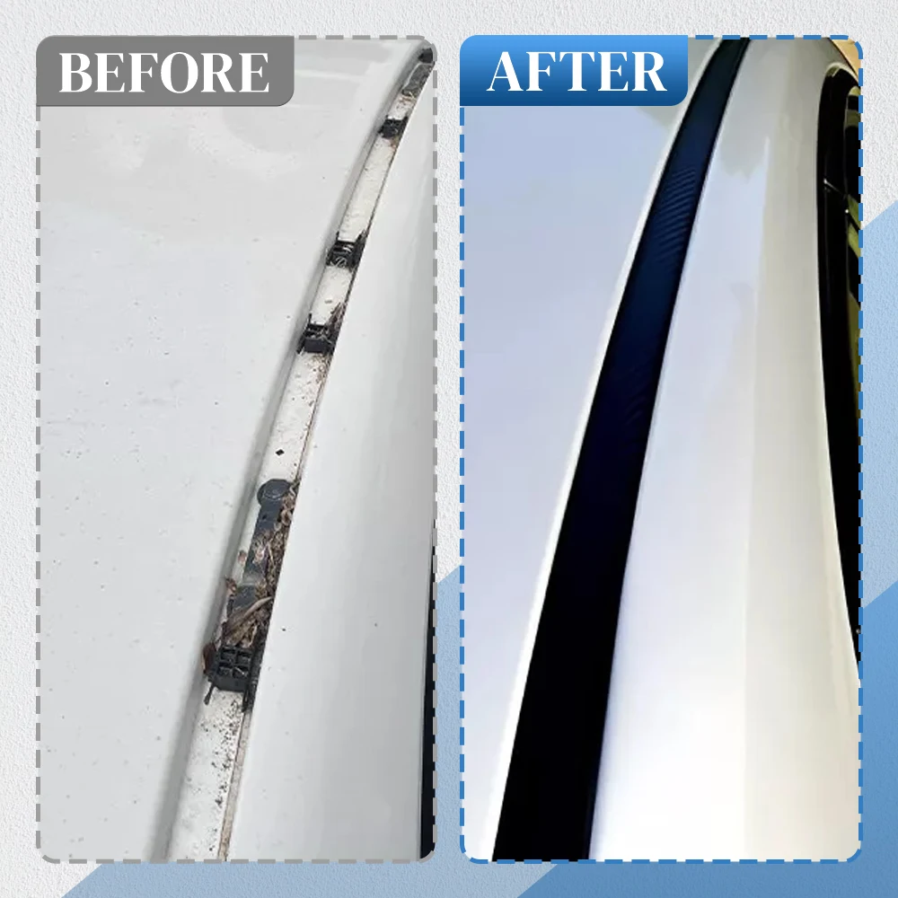 Pair Left Right Car Roof Drip Finish Moulding Seal Strips Trim for Honda Civic EK2 EK3 EK4 EK9 1996-2000 74316-S03-003 view 6