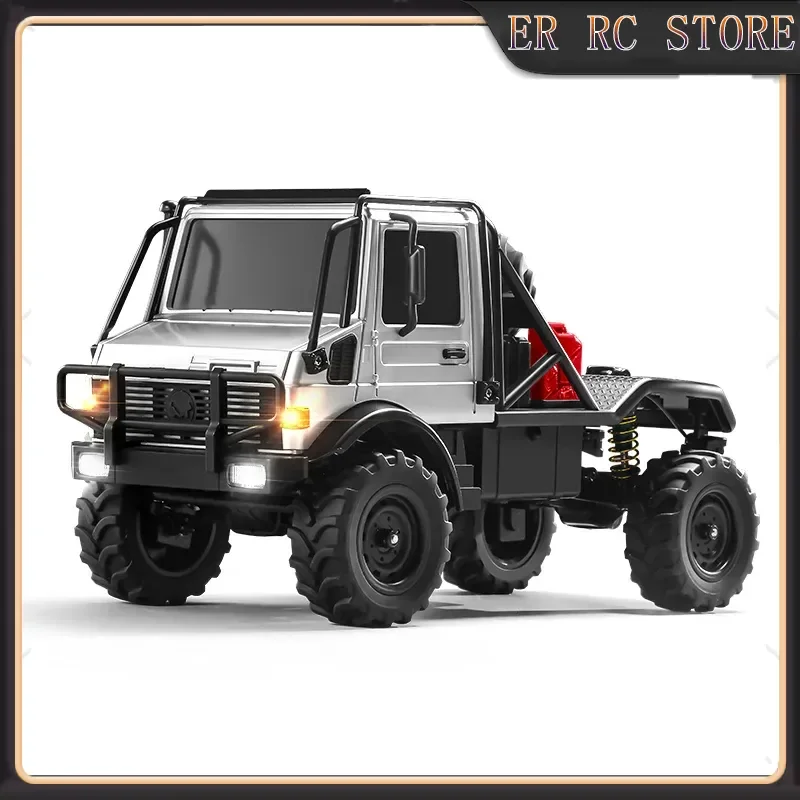 Mn Rc 1/18 Unimok Remote Control Off-Road Climbing Truck Powerful Toy Simulation Car for Boys Birthday Gift Collectible Model