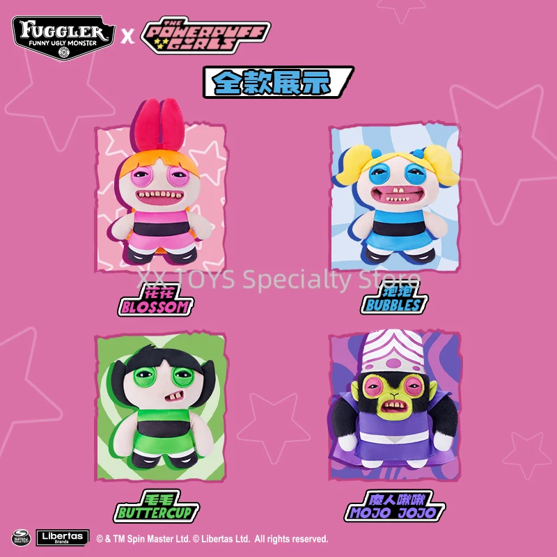 Fuggler Divertente Brutto Mostro Il Powerpuff Ragazze Serie Giocattoli di Peluche Strani Peluche Bolle Majin Chuchu Dente Mostro Peluche