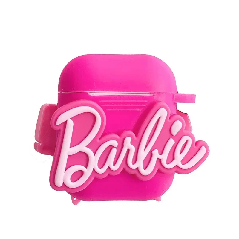 Barbie für Airpods Pro 2 Fall 2022, weiche Silikon rosa Kopfhörer abdeckung für Airpods Pro Fall/Airpods 3 Fall für Mädchen/Frauen