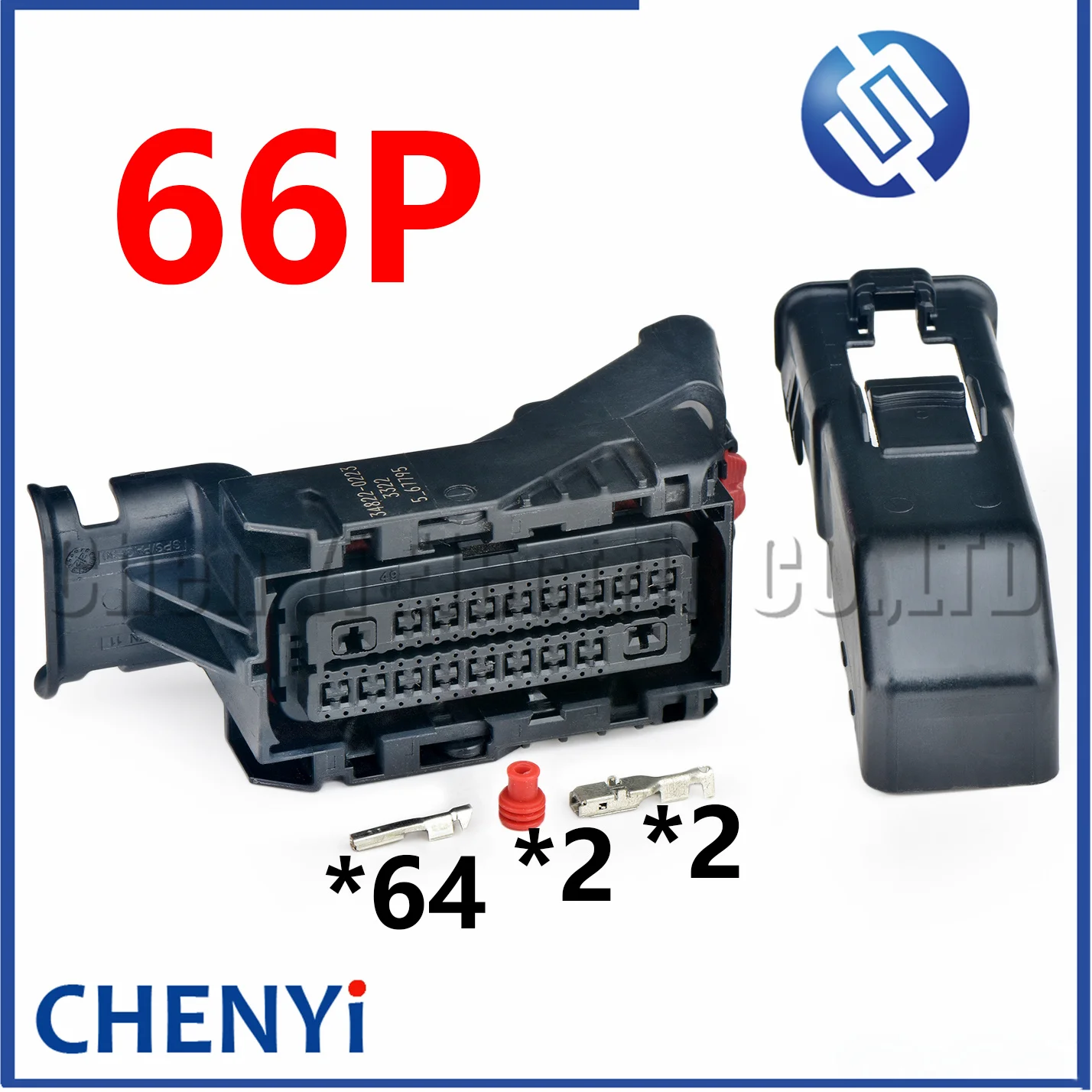 

66 Pin Automotive waterproof ECU connector Engine computer board TCM wire harness plug with lid Pin 34822-0223 34822-0013 For GM