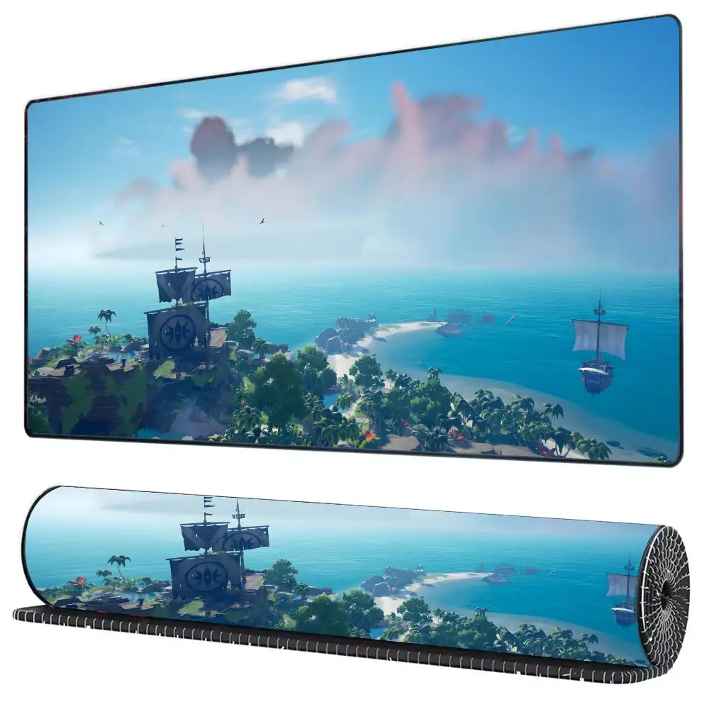 

Mouse mats Gamer mouse mat Aesthetic desk mat Mouse Mouse mat Island large Mousemat 90x40 Gaming mouse mat Pad