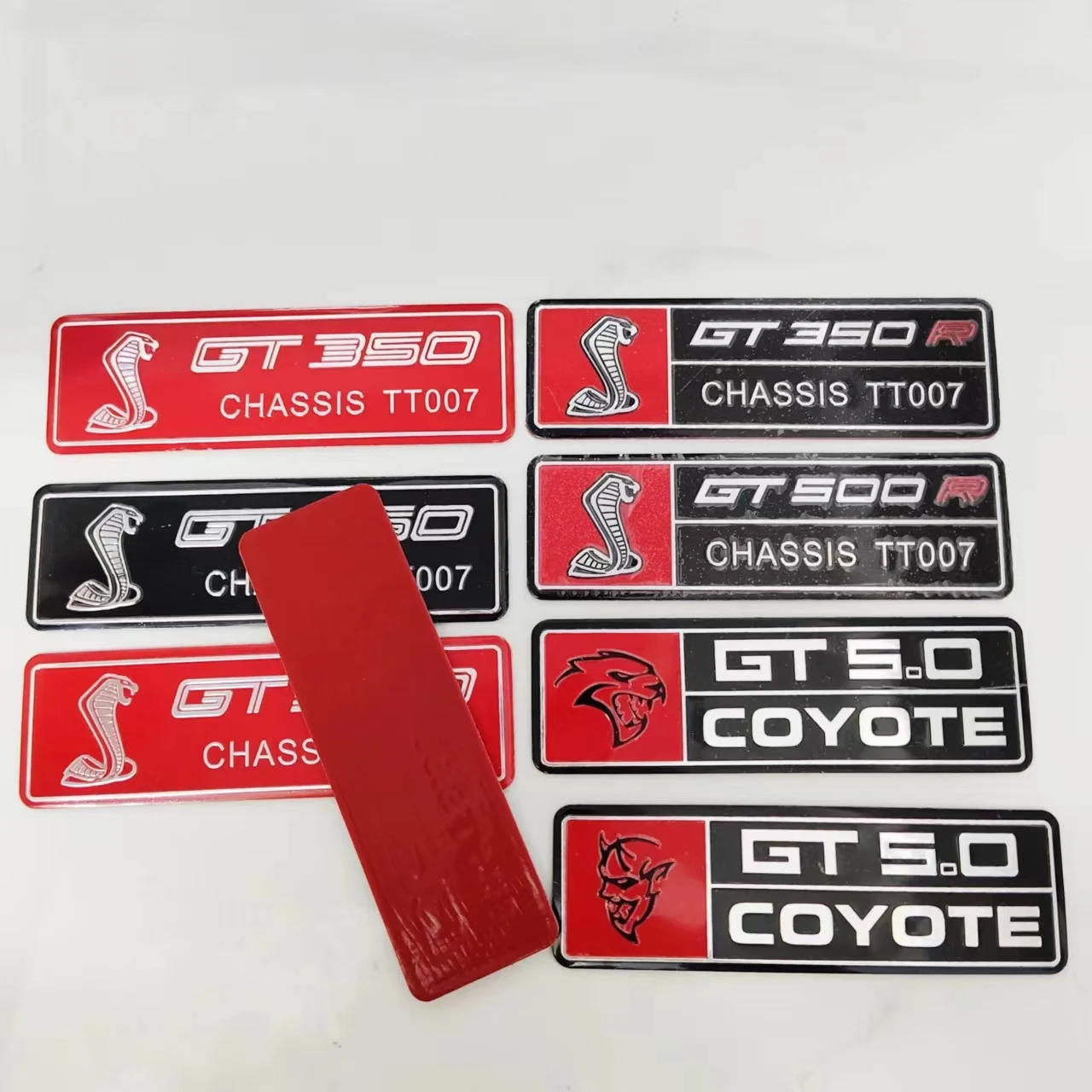 GT350 GT500 Logo Sticker Car Emblem Decals Accessories For Dodge Hellcat Challenger Shelby Charge Ram 1500 Journey Mustang Cobra - view 3