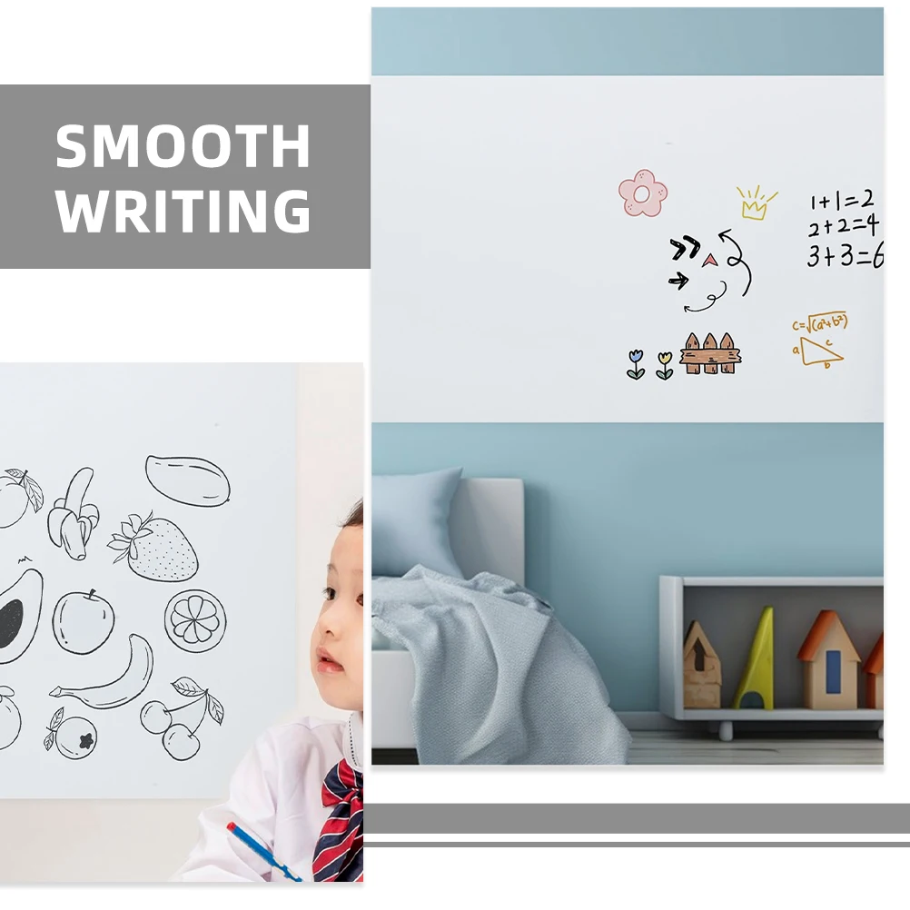 2 قطعة ملصقات جدار السبورة الجافة محو مكتب كهرباء الكتابة على الجدران رسم خلفية قابلة للإزالة إعادة الكتابة للأطفال سطح أملس