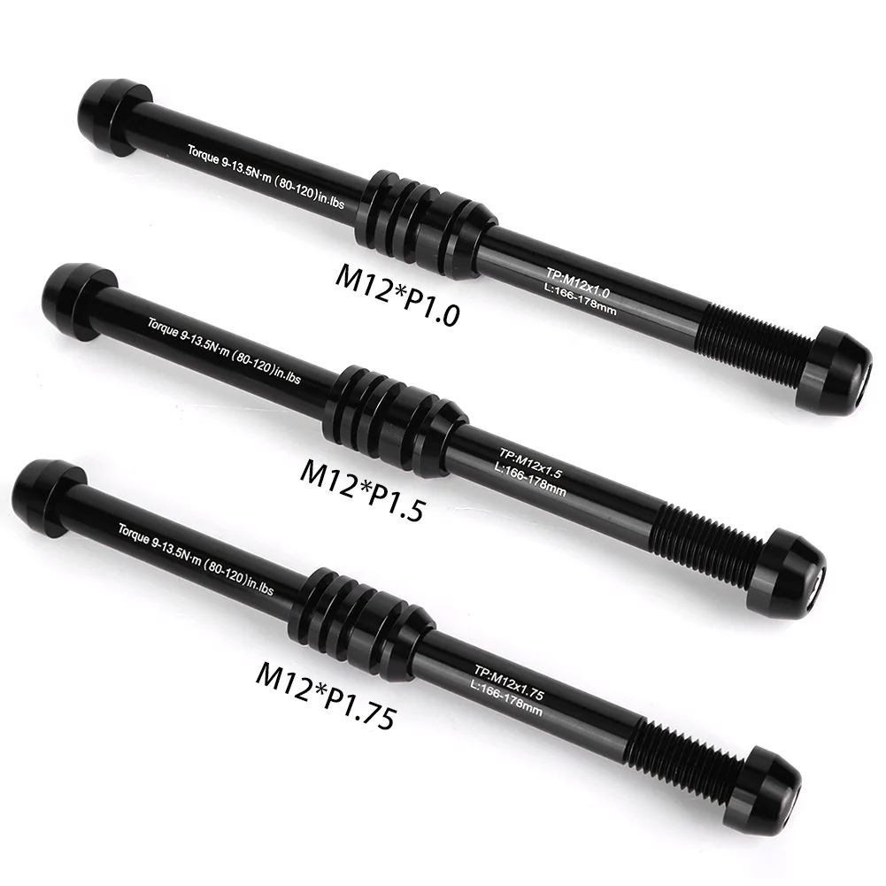 Bike Hub Shaft 12x135-142-148mm P1.5/P1.75/P1.0 MTB Bike Trainer Shaft Skewer Trainer Adapter Bicycle Trainer Thru Axle Skewer