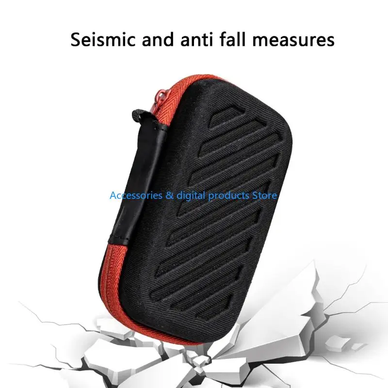 77JD Multifunctional Hard Drive Carrying Case Water Resistant Closures for E30