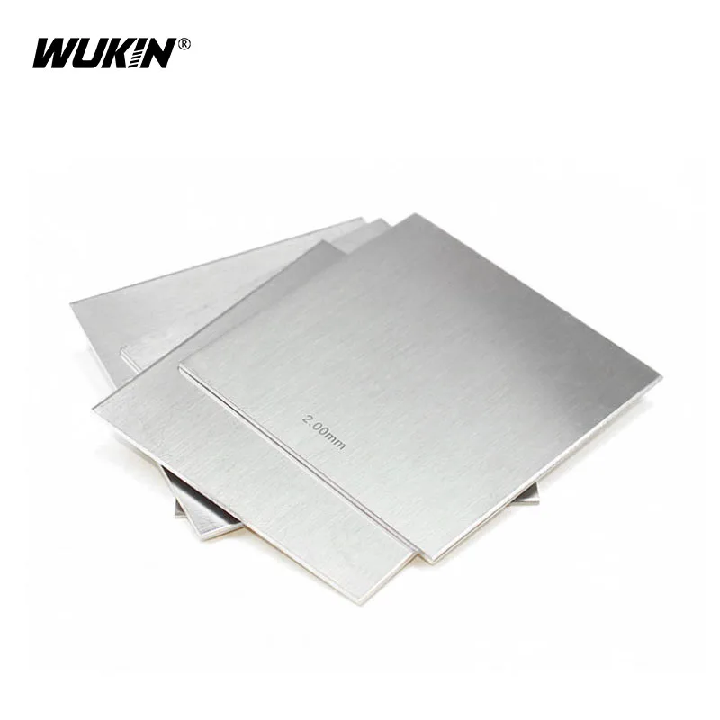 1Pc 304 Stainless Steel Sheet Thin Metal Plate Square Stainless Steel Foil Polished Plate Diameter 1/2/3mm