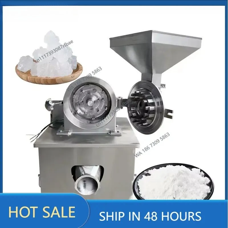 Mushroom Wood Grinder Pulverizer New Condition Machine for Charcoal Food Processing Core Components Include