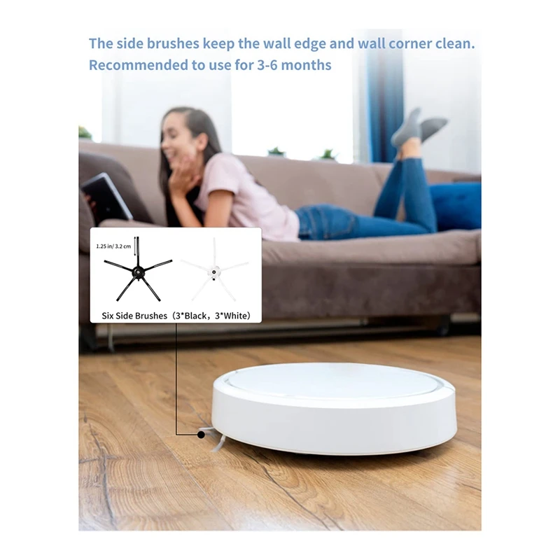 ملحقات قطع غيار المكنسة الكهربائية من Roborock ، قطع غيار المكنسة الكهربائية ، الفرشاة الرئيسية ، الفرشاة الجانبية ، فلاتر Hepa ، متوافقة مع S5 ، S5max ، S6