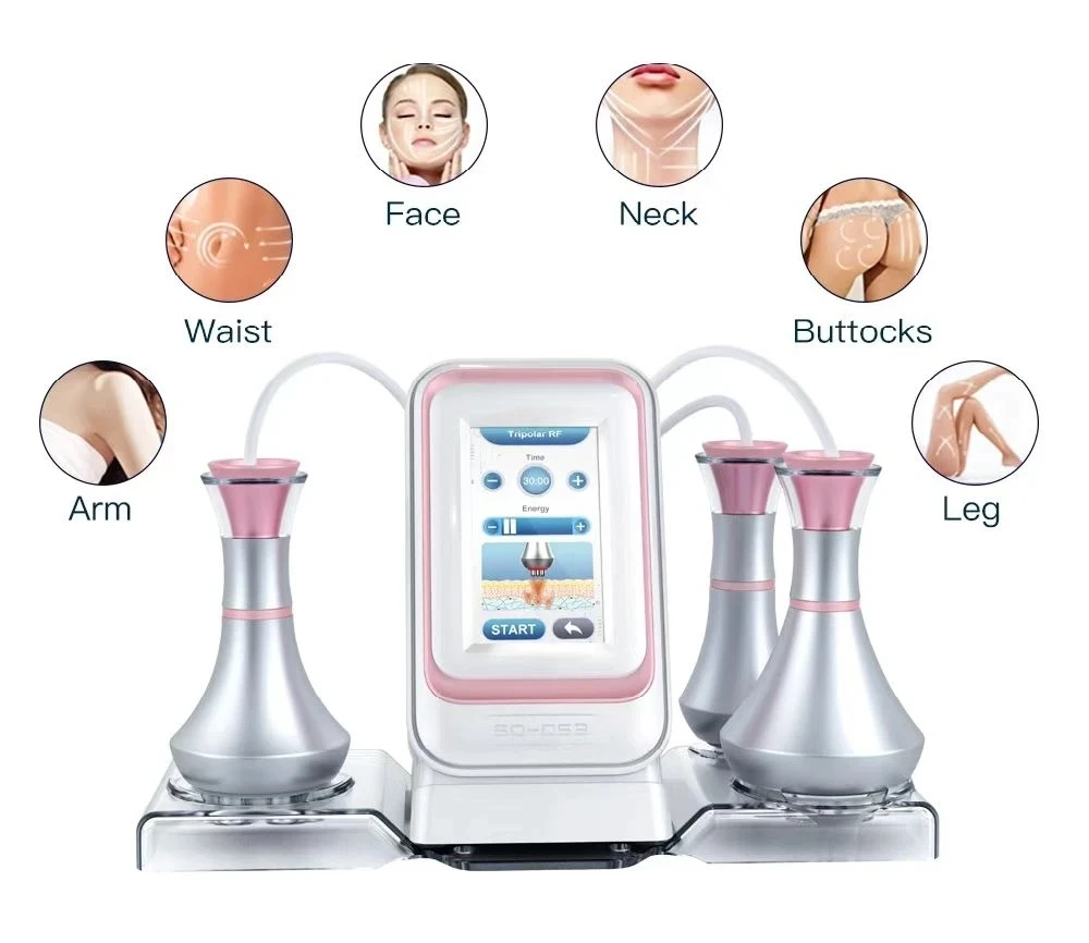 

3 in 1 Ultrasonic Slimming Machine Cavitation slimming Skin Rejuvenation Beauty Multi-polar Radio Frequency Skin Tightening