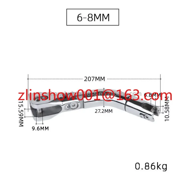 

Морское оборудование из нержавеющей стали 316, поворотный соединитель якоря для лодки для якорной цепи яхты