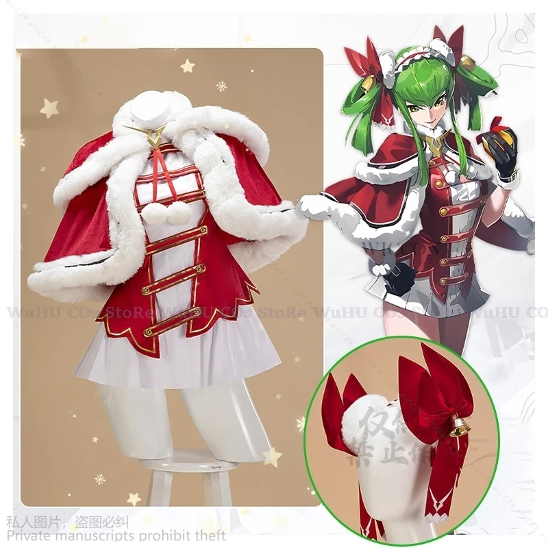 Anime Code Geass C.C. Cosplay Costume Wig C2 Code Geass Lolita Lelouch Of The Rebellion Gloves Hairband Christmas Uniform Xmas