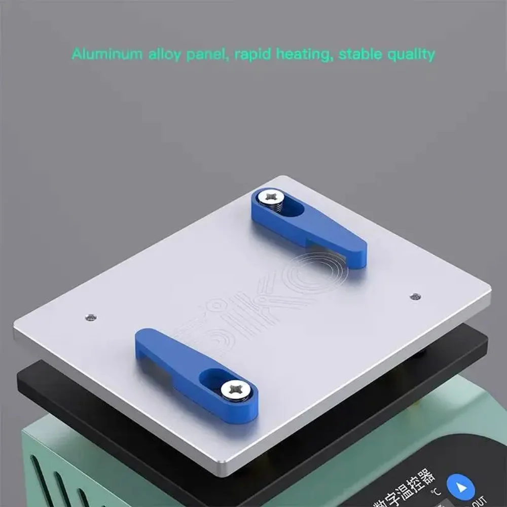 SK-H2 لوح تسخين صغير محطة التسخين المسبق درجة حرارة ثابتة محطة التدفئة أداة التدفئة الذكية الملقط المجاني