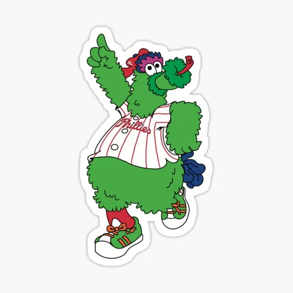 

Phillies Phanatic Dance Own His Own 5 шт. наклеек для аниме печати украшения стены гостиной чемодан Фоновые наклейки