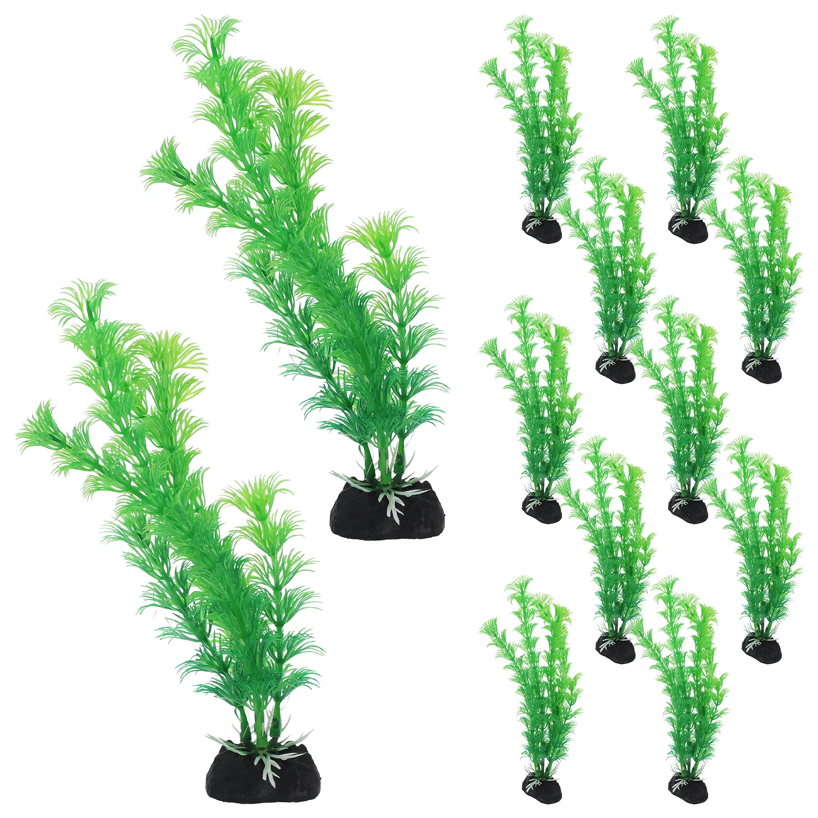 12pcs พลาสติก Aquarium พืชการส - Planted Aquarium Models บทวิจารณ์และราคา