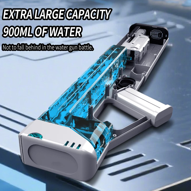 全自動電動水鉄砲おもちゃ、全身防水浸漬機能付き、夏の大人のビーチバトル射撃おもちゃギフト