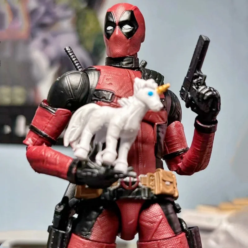 Genuine 6 Inches Deadpool Action Figure Legend Series Figurine Wade Winston Wilson Figure Joint Mobility Models Pvc Statue Toy