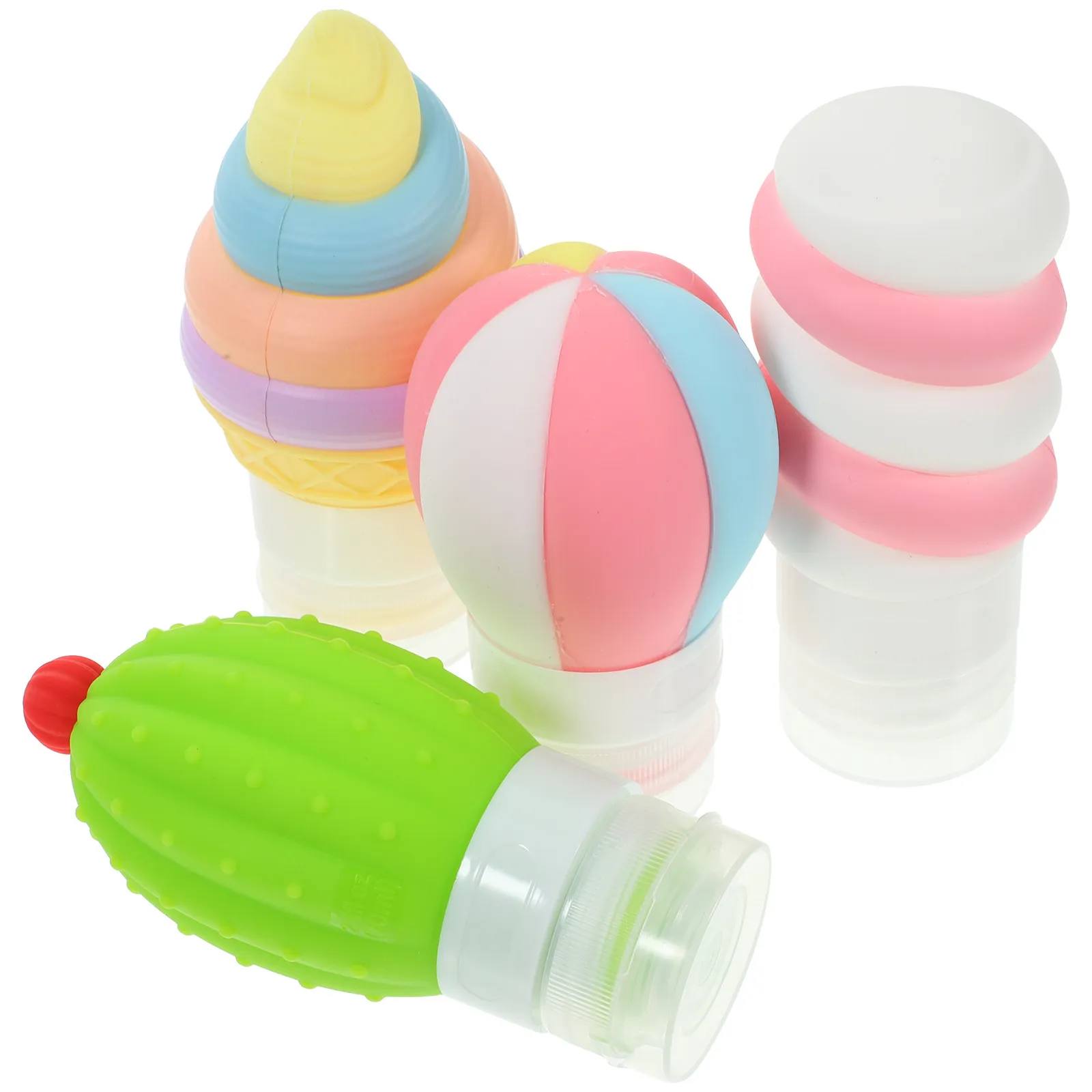 

4Pcs Sauce Dispensing Bottles Silicone Squeeze Bottles Non-Slip Ketchup Mustard Salad Dressing Containers Leak Proof Condiment