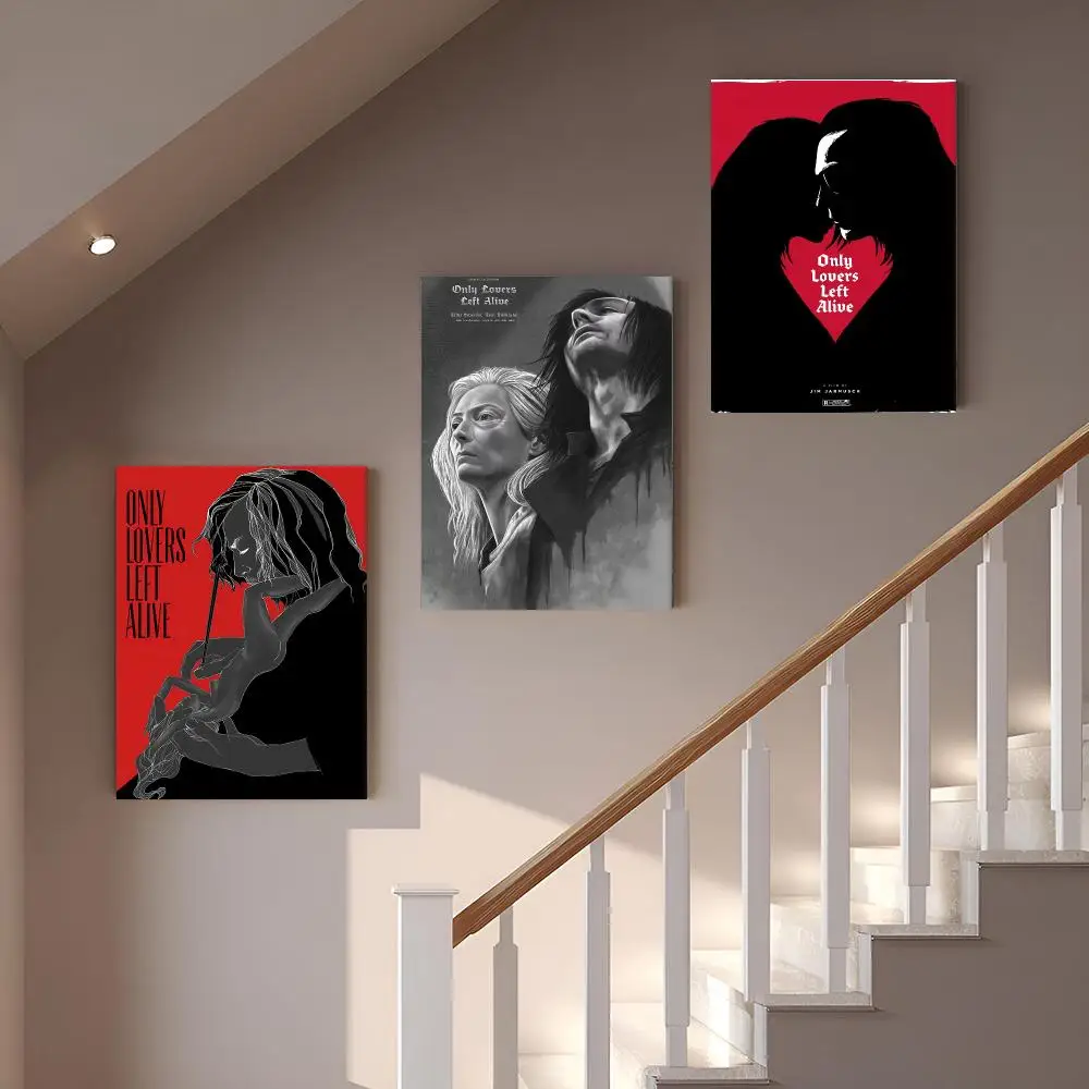 Movie O-Only Lovers Left Alive Framed Wall Painting Modern Framed Canvas Wall Art Print Home Decoration Poster Living Room