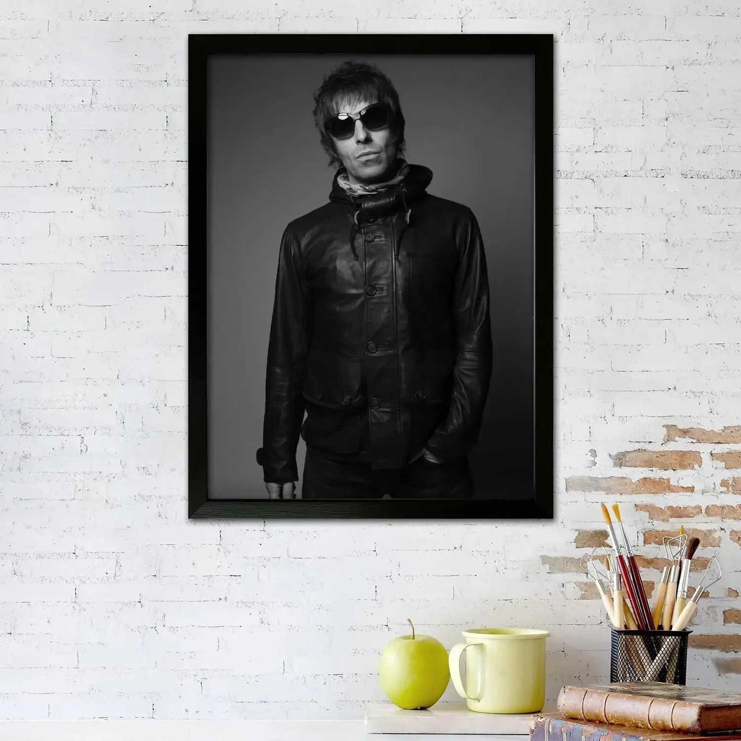 liam gallagher Poster Prints Wall Art Canvas Painting Poster For Modern Family Living Room Home Decor