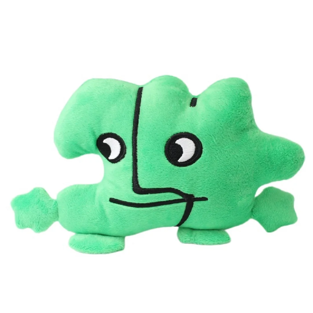 꿈의 섬 플러시 장난감에 대한 새로운 도착 전투 BFDI 하나 두 네 X 박제 동물 부드러운 인형 시계 버튼 와플 볼 팬 아이 선물