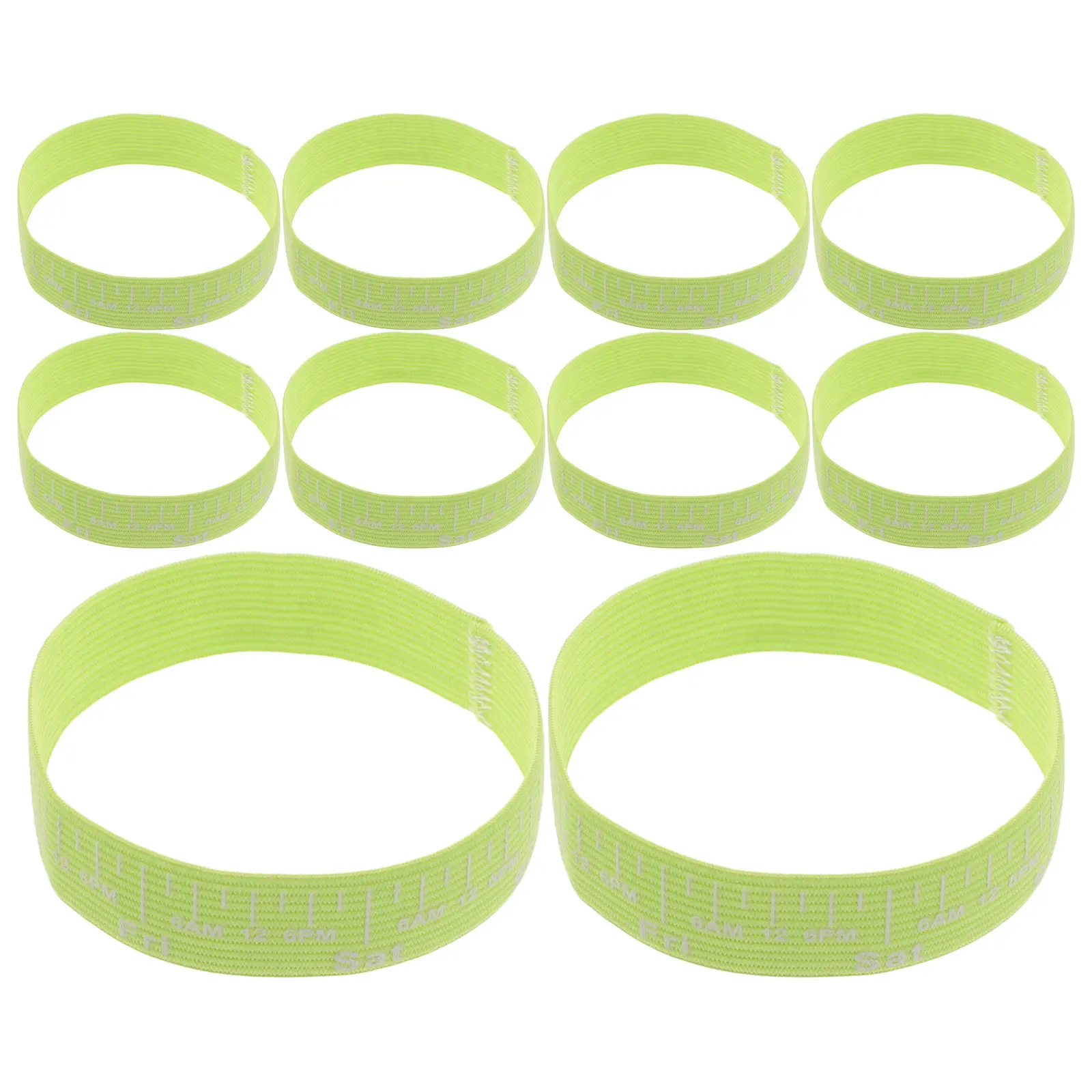 10PCS Sourdough Fermentation Marker Bands Elastic Starter Jar Tracker Date Reminder Bands Bread Baking Accessories Fermentation