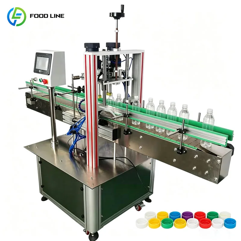 Automatic Beverage Bottling Equipment Screw Capper Bottle Packaging Machine Customized
