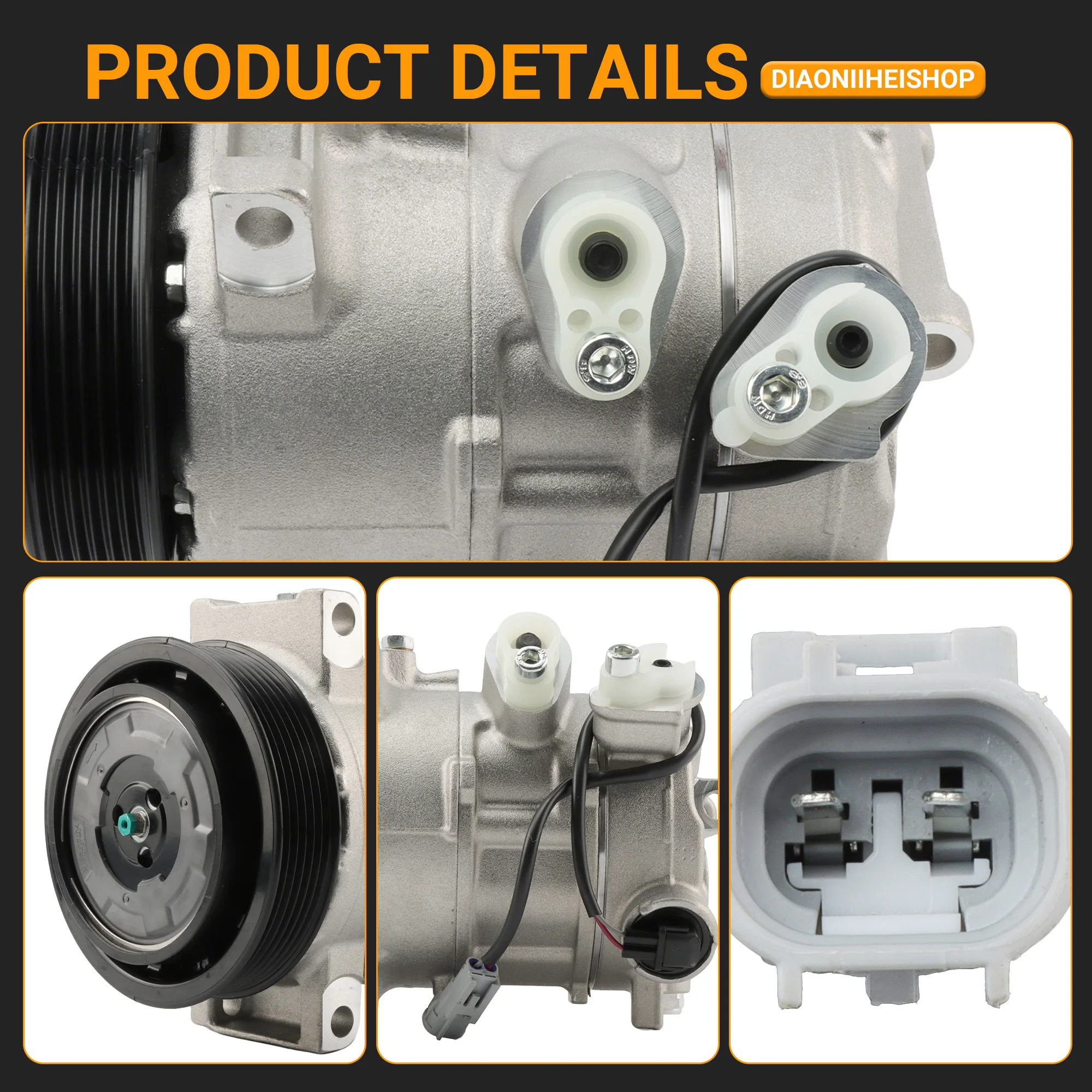 Auto Parts Air Conditioning Compressor For Dodge Caliber 1.8L 2.4L For Jeep Compass 2.0L Patriot 2.0L 2.4L CO30011C 55111610AA