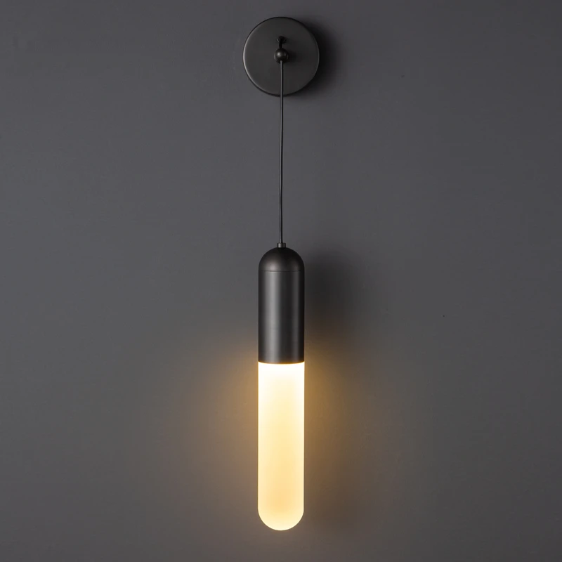 Contemporary Copper Wall Lamp for Dining Room - Black & Copper, Perfect Ambiance Lighting