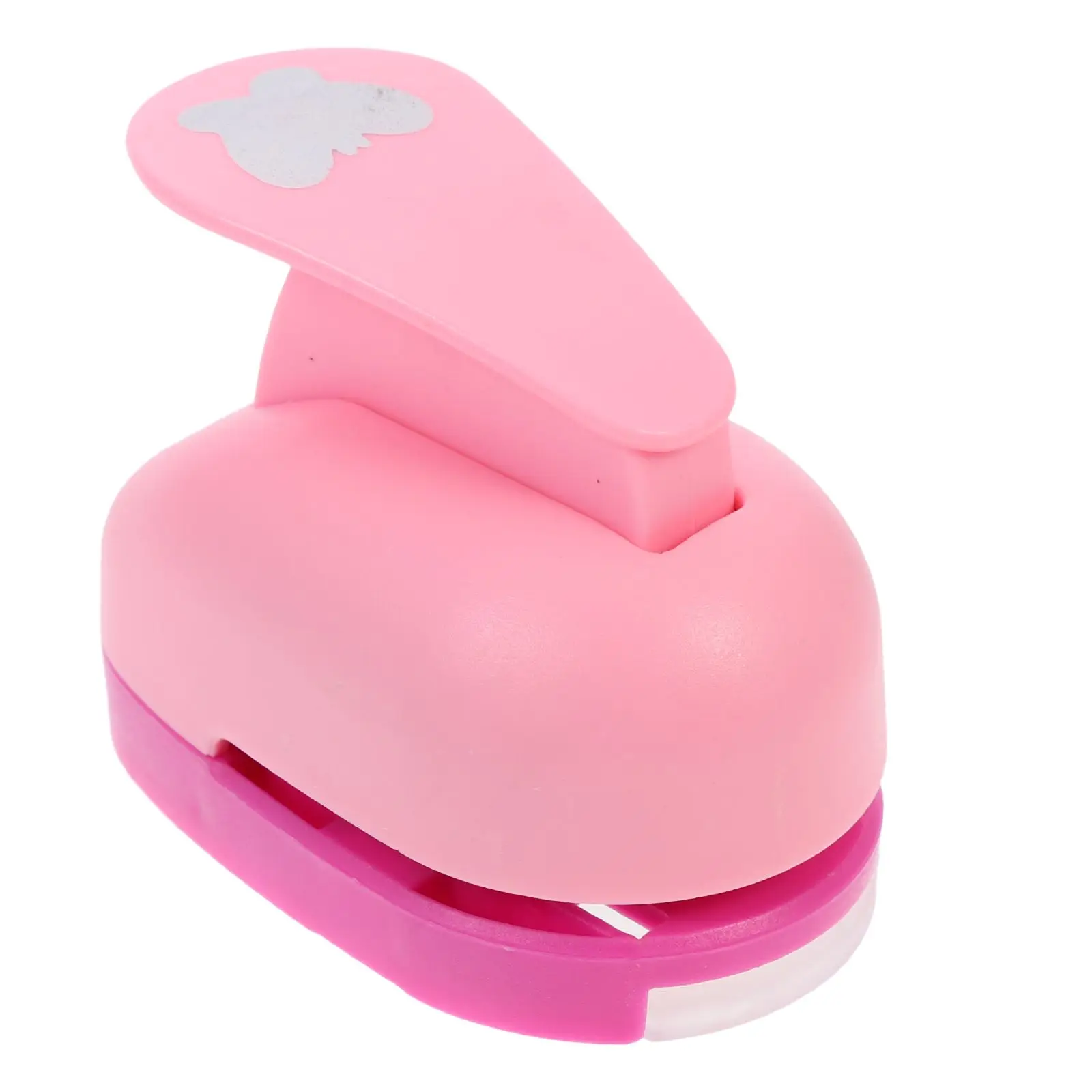 Plastic Paper Punch Craft Tool for Scrapbooking Album Decor Lightweight Portable Embossing Device Child Press DIY Supplies