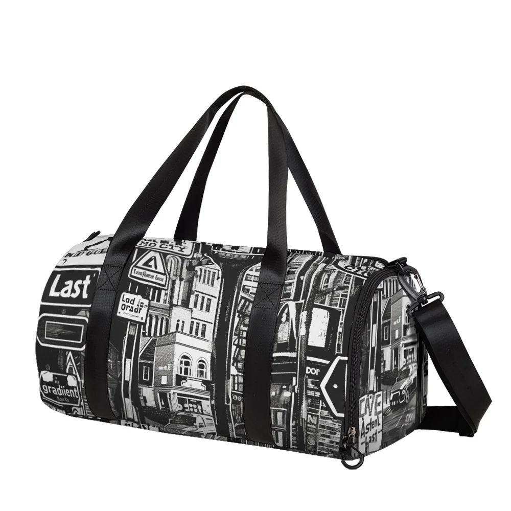 

Сумка для фитнеса Мужская, модная вместительная сумочка для путешествий, спортивный водонепроницаемый саквояж на плечо для йоги