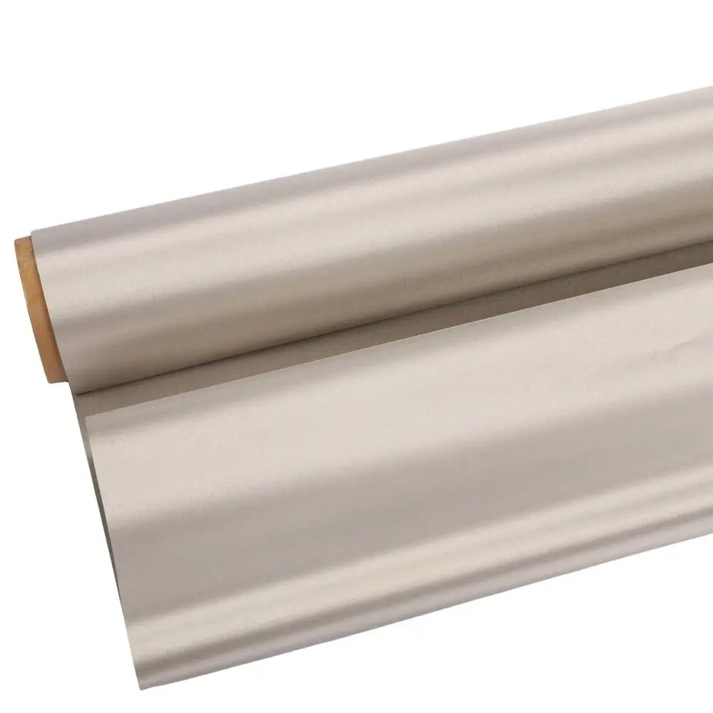 New Conductive Nickel Copper Faraday Fabric Polyester Material Silver RFID Shielding Block Anti Signal Interfer Cloth