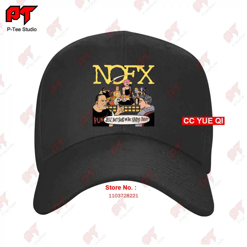 Nofx Jeez They Suck In The Studio Too Baseball Caps Truck Cap LXU3