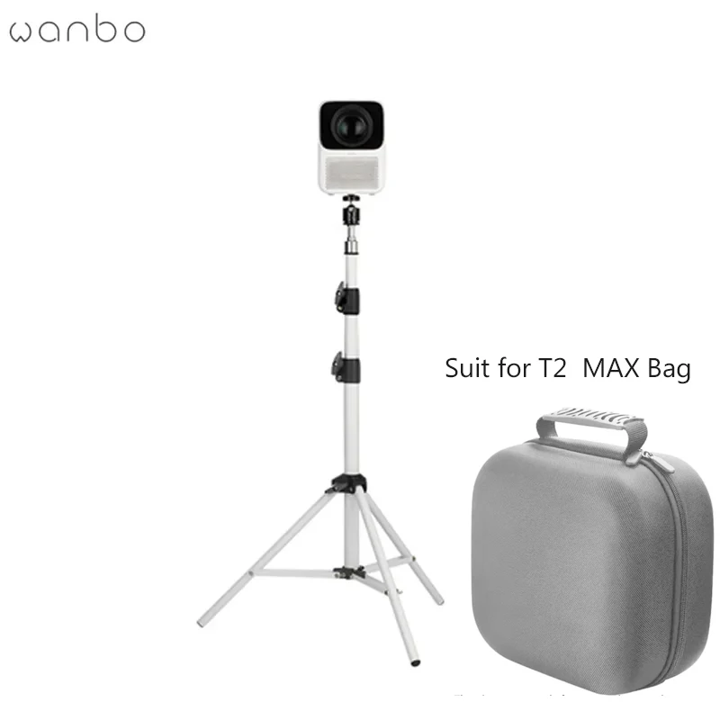 

Original Wanbo Projector Stand Floor Stand Tripod Holder 60-170CM 10kg 360° Universal Adjustment Foldable Stable Outdoor Stand