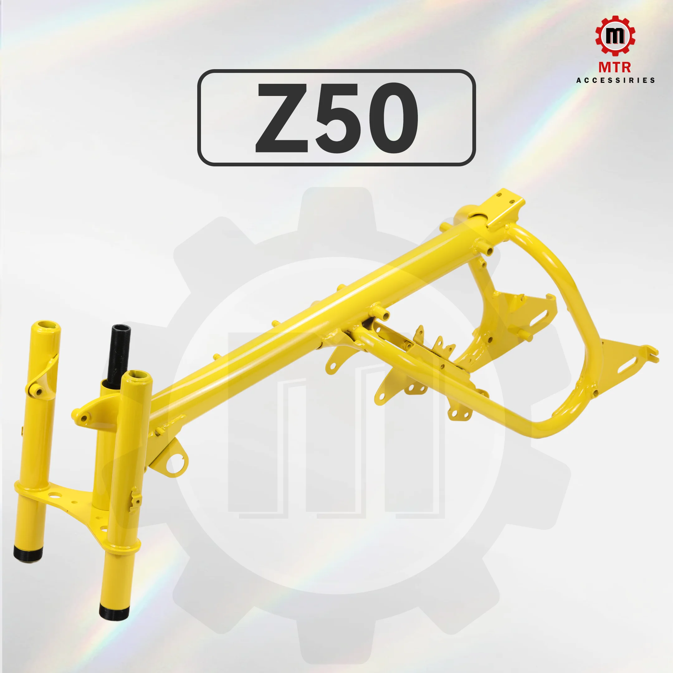 K1 Frame Kit Z50 K1 Frame Yellow Frame With Battery Mount Monkey Z50 K1 Parts Motorcycles Accessories for Z50 K1 1969-1970