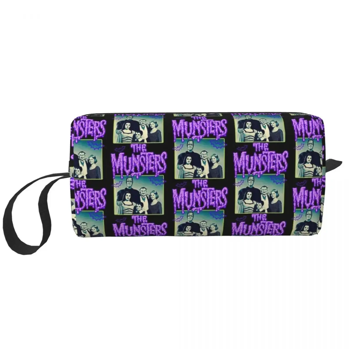 The Munsters Makeup Bag Cosmetic Organizer Storage Dopp Kit Toiletry Cosmetic Bag for Women Beauty Travel Pencil Case