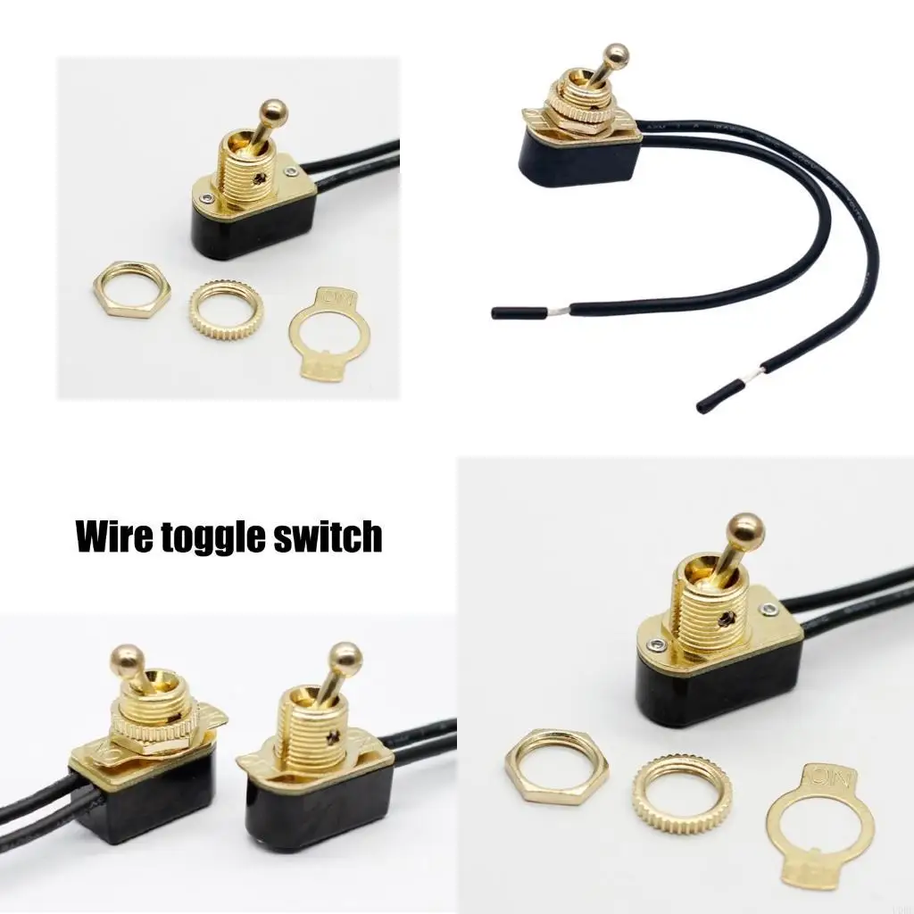   Multifunctional Toggle Switches 10K Operations 277VAC 3A Metal Shell Reliable