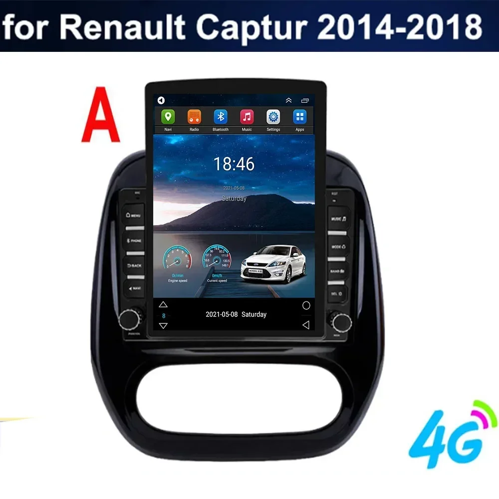 Android For Renault Captur 2014 2015 2016 17 2018 to 2035 Tesla Type Car Radio Multimedia Video Player Navigation GPS RDS no dvd