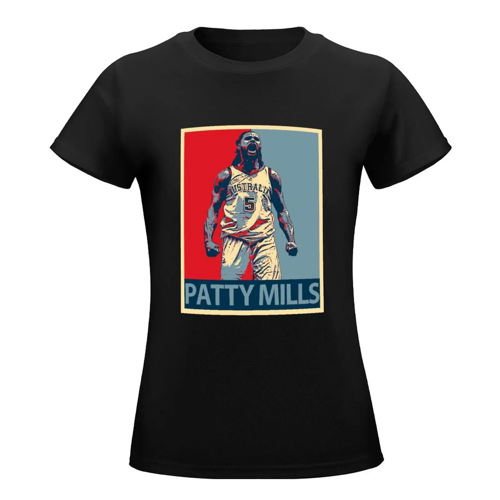 Patty Mills T-Shirt Female clothing summer tops shirts graphic tees t-shirts for Women pack