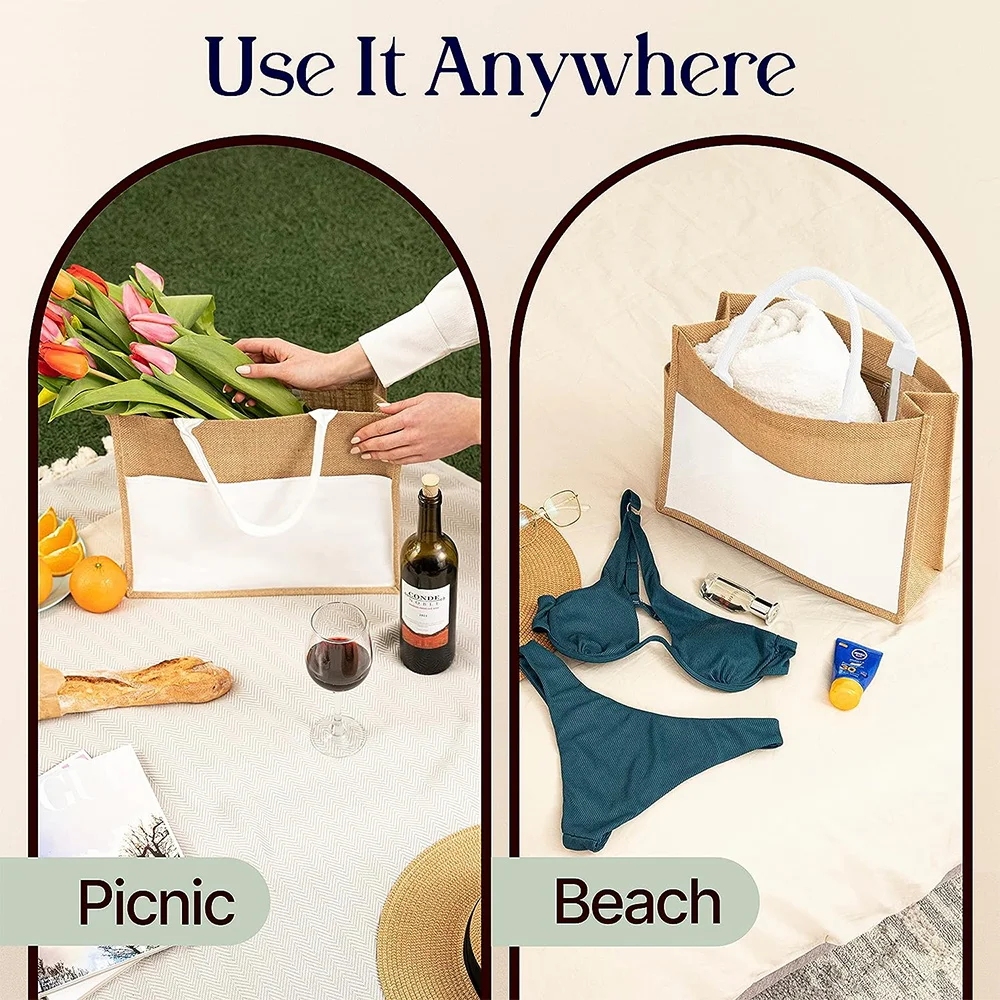 Shopping Bag  Picnic Bag Storage Bag Tote Folding Pouch Handbags Large-Capacity for Travel Grocery Bag Japanese Style Printing