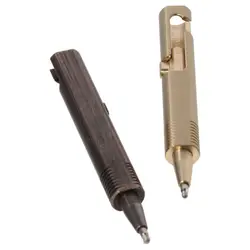 Mini Brass Pen Pocket Ballpoint Pen Signature Pen Small Bolt Action Ballpoint Pen Refillable Retractable Pens