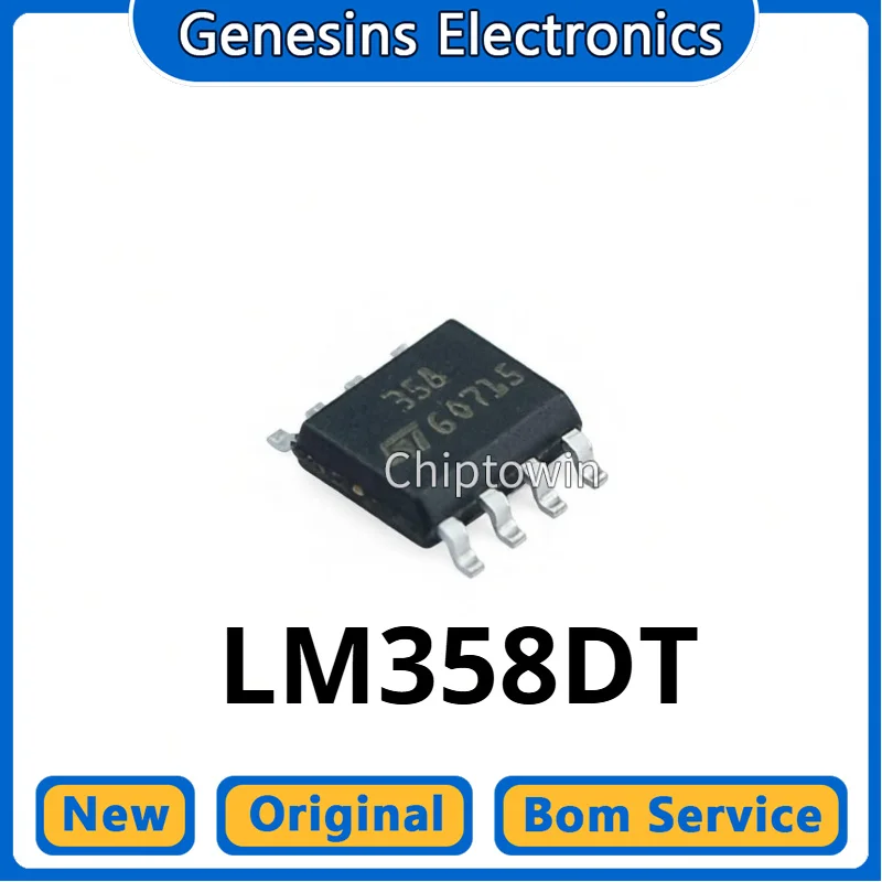 5/50/500 pcs LM358DT LM358D LM358 SOP-8 Low Power Dual Operational Amplifier W7