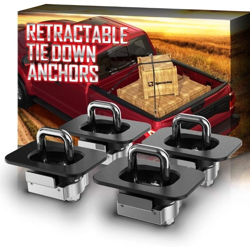 ربطة عنق للأسفل، سرير شاحنة قابل للسحب، الجانب العلوي على شكل حرف D، جميع المعادن متوافقة مع 1995-2018 Ram 1500 2500 3500، وليس لـ 2019+ Mod #1