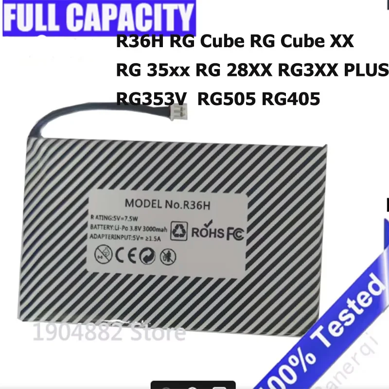 

Новая портативная игровая консоль в стиле ретро, аккумулятор для R36H RG Cube RG Cube XX RG 35xx RG 28XX RG3XX PLUS RG353V RG505 RG405 Batteria