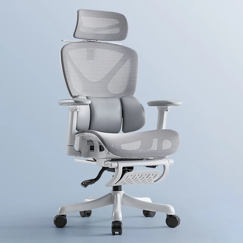 

Игровое компьютерное кресло, эргономичное кресло для домашнего офиса, с откидыванием на 135 градусов, с подставкой для ног, поясничной опорой, регулируемое по высоте, кресло-реклайнер