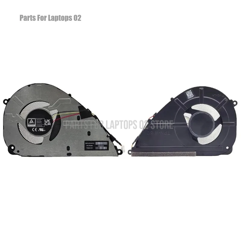 Pp Laptop CPU Cooling Fan for HP OmniBook 5 14-fp 15-fc Fd Fb Series TPN-W169 P35322-001 5V 0.50A 4PIN